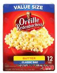 Orville Redenbacher's Classic Bag value size microwave popping corn, butter, 100% whole grain, 12 classic bags Center Front Picture