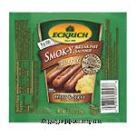 Eckrich Smok-Y breakfast sausage, turkey, naturally hardwood smoked Center Front Picture