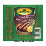 Eckrich Smok-Y breakfast sausage, maple, naturally hardwood smoked Center Front Picture