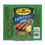 Eckrich Smok-Y breakfast sausage, beef, naturally hardwood smoked Center Front Picture