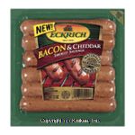 Eckrich  bacon & cheddar smoked sausage made with pork, turkey, beef; 6-links Center Front Picture