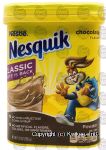 Nesquick  chocolate flavor, sealable plastic jar Center Front Picture