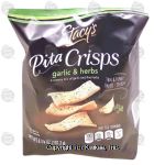 Stacy's Pita Crisps garlic & herbs baked snack Center Front Picture