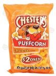 Chester's  cheese flavored puffcorn, oven baked Center Front Picture