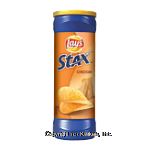 Lay's Stax cheddar flavored potato crisps Center Front Picture