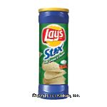 Lay's Stax sour cream & onion potato crisps Center Front Picture