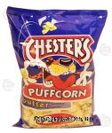 Chester's Puff Corn butter flavor puffed corn snacks Center Front Picture