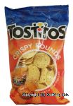 Tostitos Crispy Rounds round tortilla chips from 100% white corn Center Front Picture