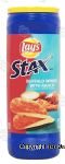 Lay's Stax buffalo wings with ranch flavor potato crisps Center Front Picture