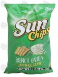 Sun Chips  french onion flavored whole grain snack chips Center Front Picture