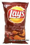 Lay's  sweet southern heat barbecue flavored potato chips Center Front Picture