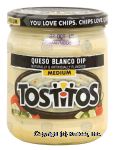 Tostitos  medium queso blanco dip Center Front Picture