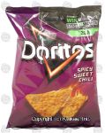 Doritos  spicy sweet chili flavor tortilla chips Center Front Picture