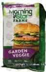 Morningstar Farms  garden veggie patties, 4 patties, frozen bag Center Front Picture