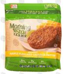 Morningstar Farms  breakfast veggie sausage patties, maple flavored Center Front Picture