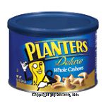 Planters Deluxe whole cashews Center Front Picture