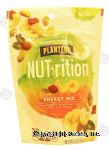 Planters NUT-rition Energy Mix; cashews, cranberries, banana chips, pistachios, sea salt Center Front Picture