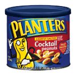 Planters Cocktail Peanuts Lightly Salted Center Front Picture