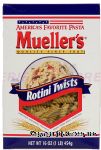 Mueller's Macaroni rotini twists america's favorite pasta Center Front Picture