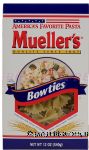 Mueller's Macaroni bowties america's favorite pasta Center Front Picture