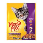 Meow Mix Dry Cat Food Original Choice Chicken Turkey Salmon & Oceanfish Center Front Picture