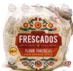 Frescados  flour tortillas taco grande style, 20 ct., resealable bag Center Front Picture