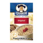 Quaker Oatmeal Instant Oatmeal Regular Center Front Picture