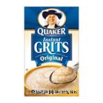 Quaker  Instant Grits original style, 12-pouches Center Front Picture