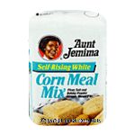 Aunt Jemima Corn Meal Mix Self-Rising White Center Front Picture