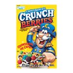 Quaker Capt'n Crunch's crunch berries sweetened corn & oat cereal Center Front Picture