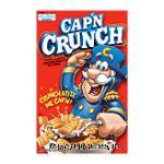 Quaker Cap'n Crunch sweetened corn & oat cereal Center Front Picture