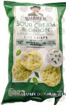 Quaker  sour cream & onion flavor rice crisps Center Front Picture