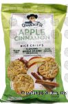 Quaker Popped apple cinnamon rice crisps Center Front Picture