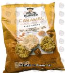 Quaker Popped caramel corn rice crisps Center Front Picture