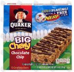 Quaker Big Chewy big chocolate chip granola bars Center Front Picture