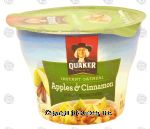 Quaker  instant oatmeal, apples & cinnamon Center Front Picture