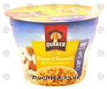 Quaker  instant oatmeal, honey & almonds Center Front Picture