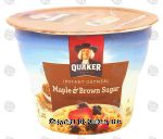 Quaker  instant oatmeal, maple & brown sugar Center Front Picture