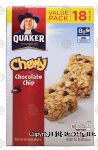 Quaker Chewy chocolate chip granola bars Center Front Picture