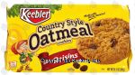 Keebler Country Style Oatmeal country style oatmeal cookies with raisins Center Front Picture