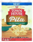 Keebler Town House pita; italian cheese & herb oven baked crackers Center Front Picture