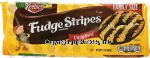 Keebler Family Size original fudge stripes cookies, wrapper Center Front Picture