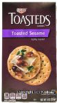 Keebler  toasted sesame, lightly toasted snack cracker, box Center Front Picture