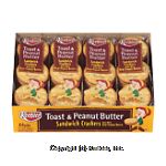 Keebler  toast & peanut butter sandwich crackers 8-count Center Front Picture