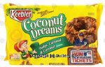 Keebler Coconut Dreams fudge, caramel coconut cookies Center Front Picture