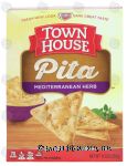 Keebler Town House pita; mediterranean herb oven baked crackers Center Front Picture