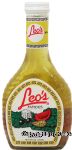 Leo's Famous greek salad dressing Center Front Picture