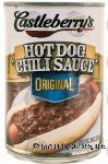 Castleberry's Hot Dog Chili Sauce American Originals Classic Center Front Picture