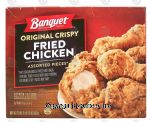 Banquet  crispy fried chicken, assorted pieces Center Front Picture