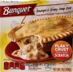 Banquet  deep dish sausage & gravy Center Front Picture